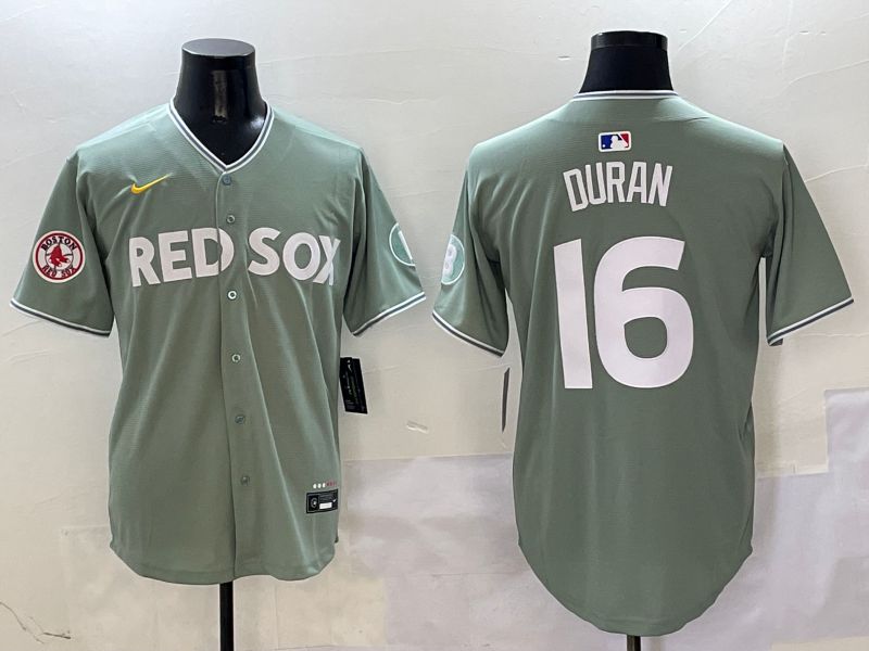 Men Boston Red Sox #16 Duran Green Joint Name Game Nike 2025 MLB Jersey style 6->boston red sox->MLB Jersey